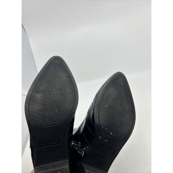 Unisa Boots Womens 7.5 M Unpesa Ankle Bootie Blue Casual Comfort Block Heels Zip - Picture 9 of 9